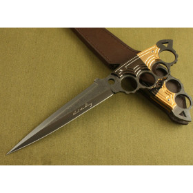 New Composite Corrugated Steel Blade Camping Knife Outdoor Knife UDTEK01338